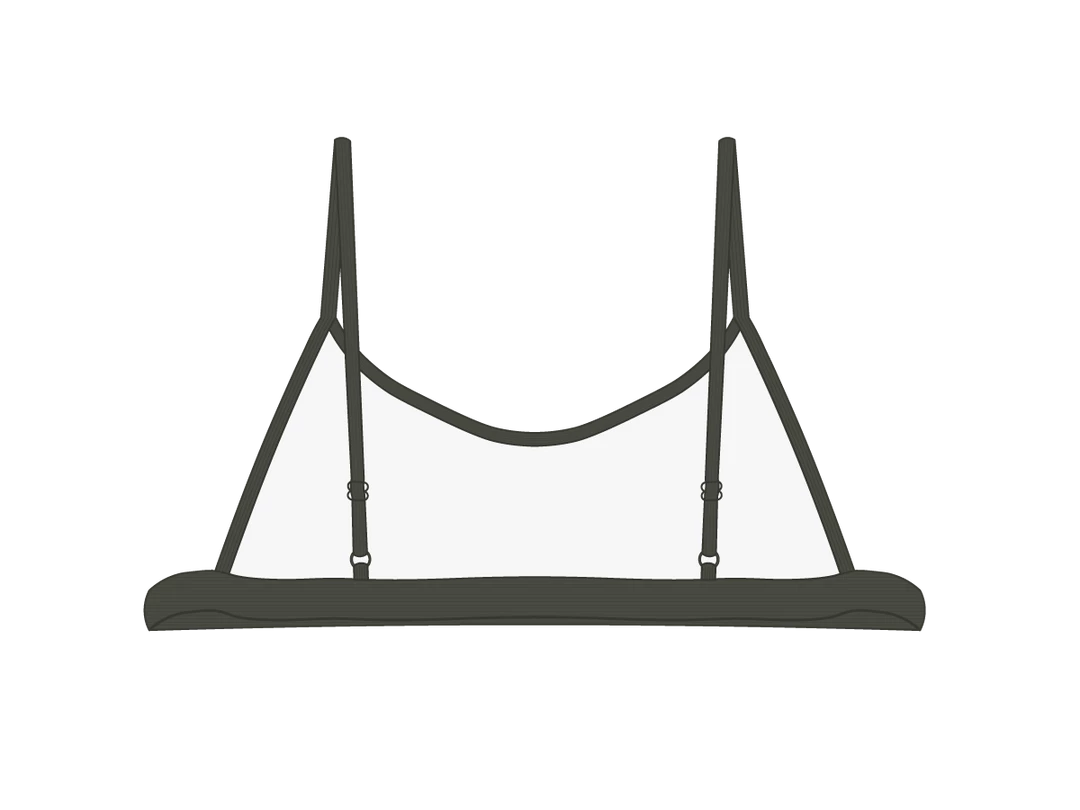 Boutine LA Fern Open Side Ribbed Top