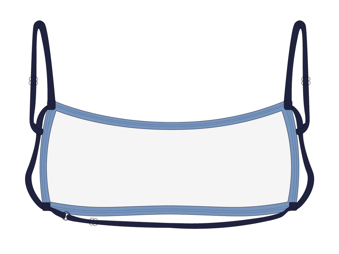 Chooks Slate Blue Rider Top TOPS