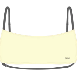 Chooks Vanilla-Grey Rider Top