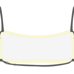 Chooks Vanilla-Grey Rider Top