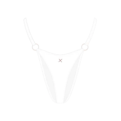 Boutine LA Venice White Ringer Bottoms Ringer Top X Ringer Bottom