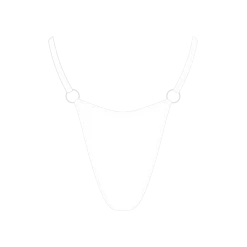 Boutine LA Venice White Ringer Bottoms Ringer Top X Ringer Bottom