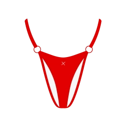 Boutine LA Rose Red Ringer Bottoms Ringer Top X Ringer Bottom