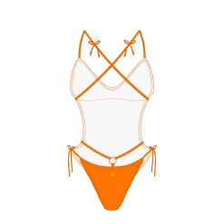 Boutine LA ONE PIECES Wild Orange Ringer One Piece