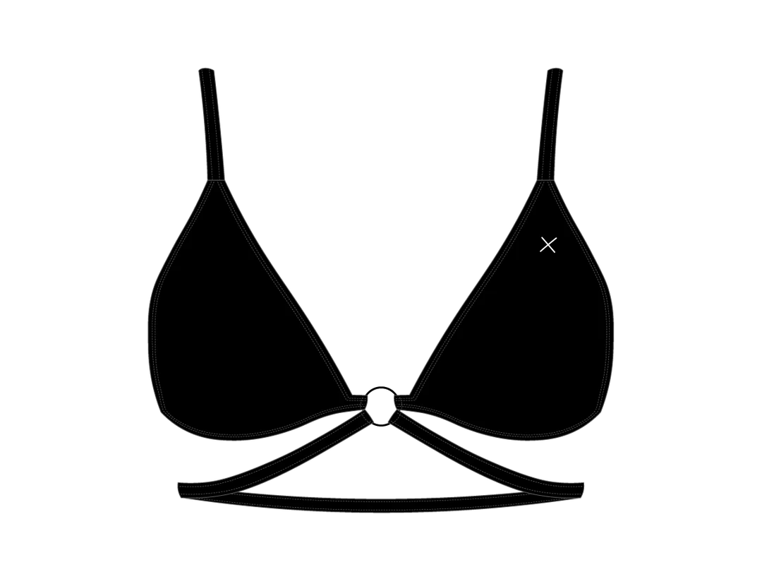 Boutine LA Ringer Top X Ringer Bottom Manhattan Black Ringer Top