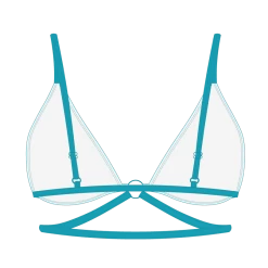 Boutine LA Ringer Top X Ringer Bottom Marine Blue Ringer Top