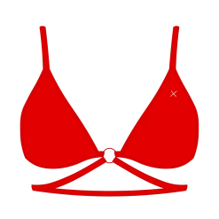 Boutine LA Rose Red Ringer Top