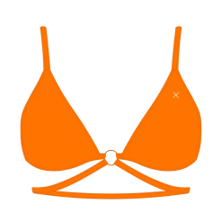 Boutine LA Wild Orange Ringer Top Ringer Top X Ringer Bottom