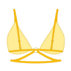 Boutine LA Lilly Yellow Ringer Top Ringer Top X Ringer Bottom