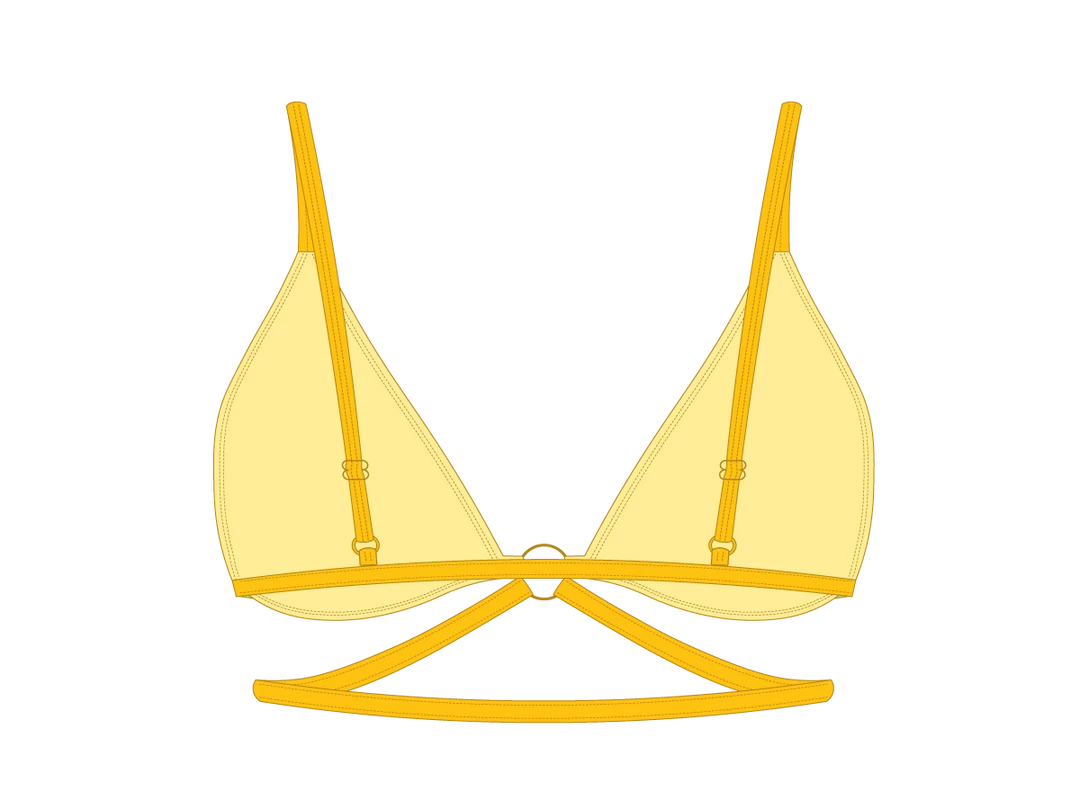 Boutine LA Lilly Yellow Ringer Top Ringer Top X Ringer Bottom