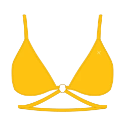 Boutine LA Lilly Yellow Ringer Top Ringer Top X Ringer Bottom