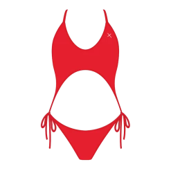 Boutine LA ONE PIECES Rose Red Two Piece One Piece