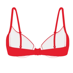 Boutine LA Rose Red Bustier Top