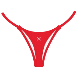 Boutine LA V-Cut Top X Minimal Bottoms Rose Red Minimal Bottoms