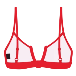 Boutine LA Rose Red V-Cut Top