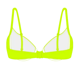 Boutine LA Sour Yellow Bustier Top TOPS