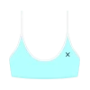 Boutine LA UNDERWEAR Sage Blue Bralette Top