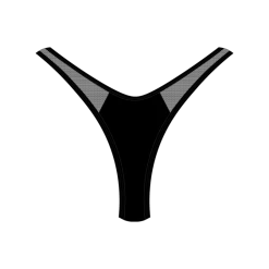 Boutine LA Manhattan Black Sail Bottoms