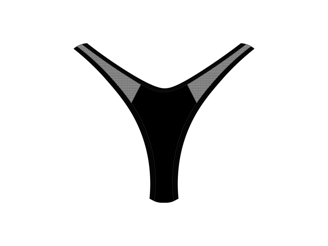 Boutine LA Manhattan Black Sail Bottoms