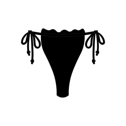 Boutine LA MATCHING SETS Manhattan Black Scallop Bottoms