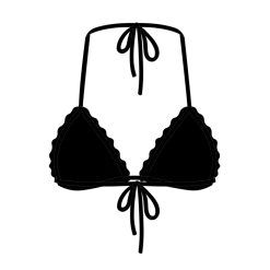 Boutine LA MATCHING SETS Manhattan Black Scallop Top