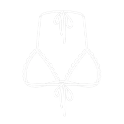 Boutine LA Venice White Scallop Top MATCHING SETS