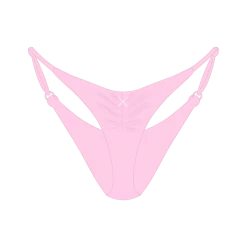 Boutine Blush Pink SATIN Scrunch Bottoms