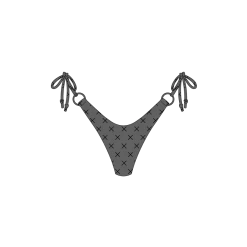 Boutine LA Black Logo Print Hoop Bottom TOPS