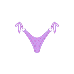 Boutine LA TOPS Lilac Logo Print Hoop Bottom