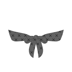 Boutine LA TOPS Black Logo Print Hoop Top