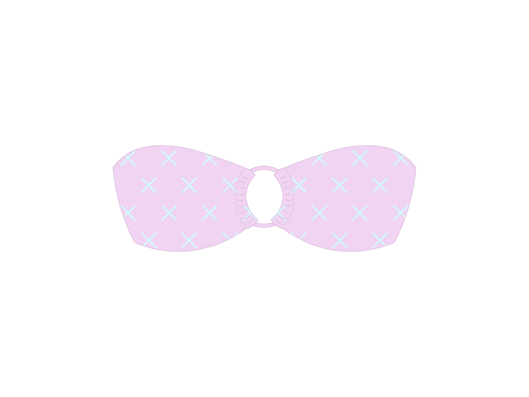 Boutine LA Pink Logo Print Hoop Top