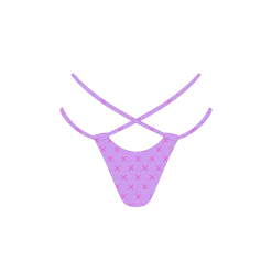 Boutine LA Lilac Logo Print Loop Bottom TOPS