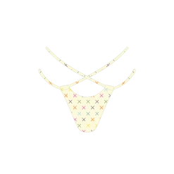 Boutine LA TOPS Vanilla Logo Print Loop Bottom