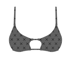 Boutine LA Black Logo Print Loop Top