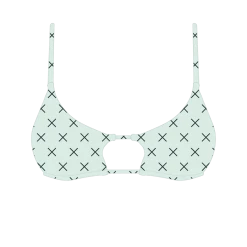 Boutine LA Green Logo Print Loop Top