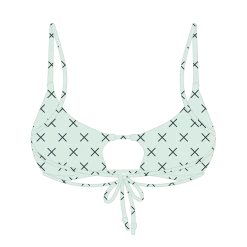 Boutine LA Green Logo Print Loop Top