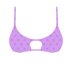 Boutine LA TOPS Lilac Logo Print Loop Top