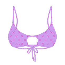 Boutine LA TOPS Lilac Logo Print Loop Top