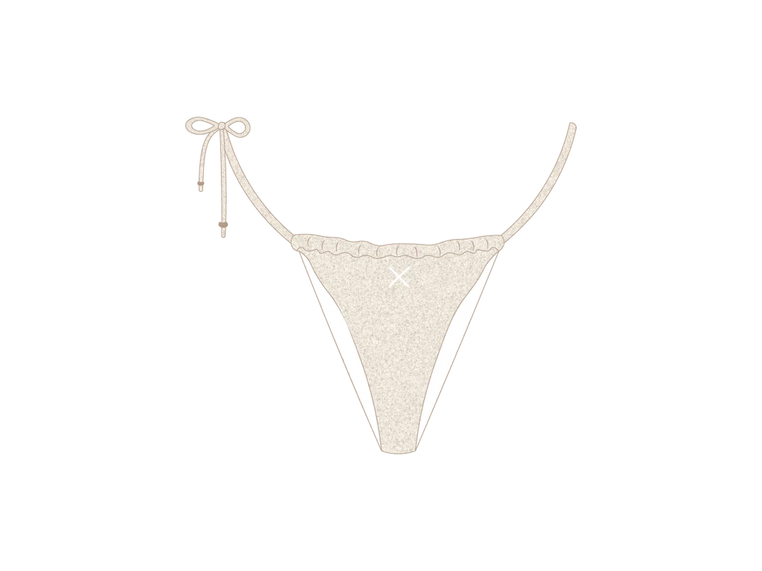 Boutine LA Crystal Shimmer One Side-Tie Bottoms