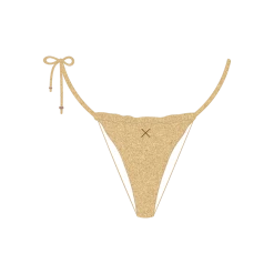 Boutine LA Gold-dust Shimmer One Side-Tie Bottoms