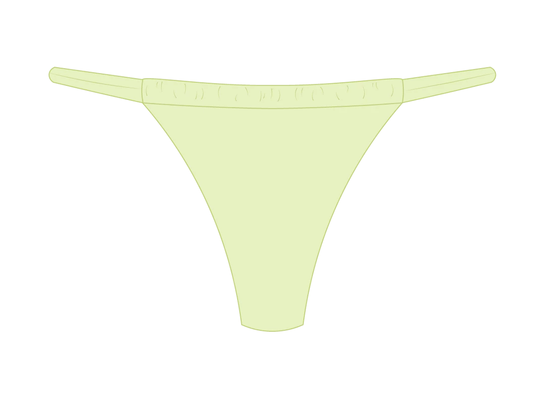 Boutine LA Ocean Blue Tie-Knot Bottoms TOPS