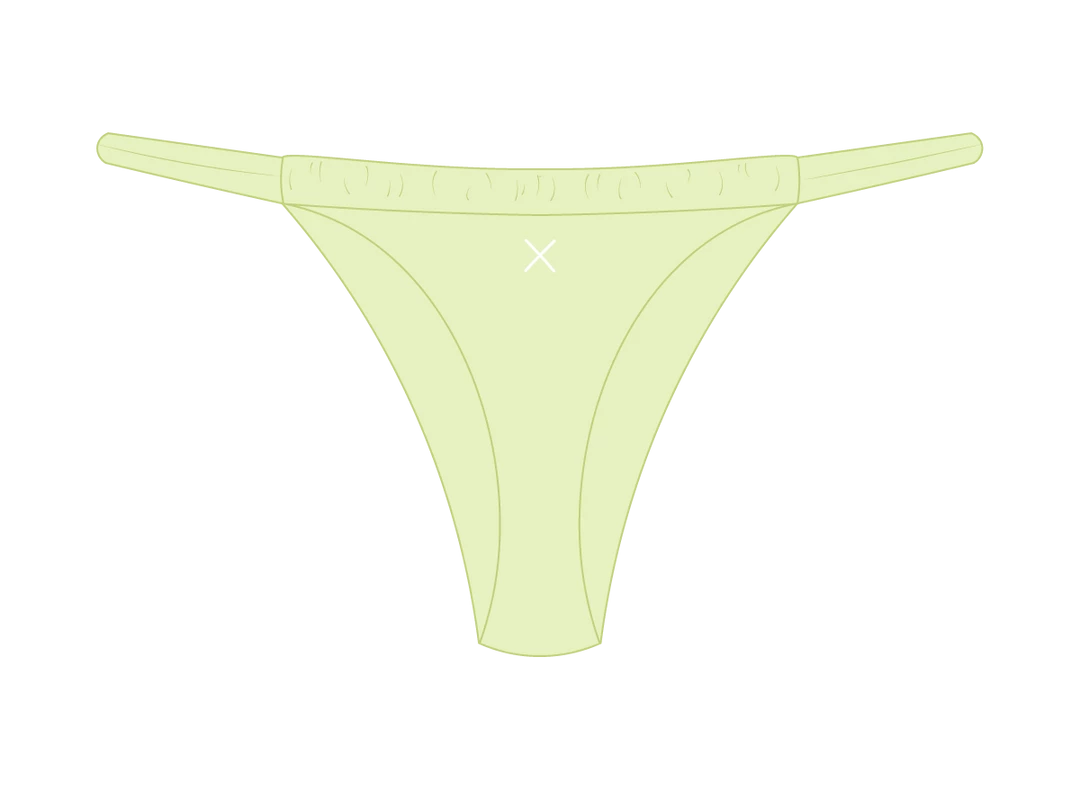 Boutine LA Ocean Blue Tie-Knot Bottoms TOPS