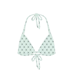 Boutine LA Green Logo Print Double String Top TOPS