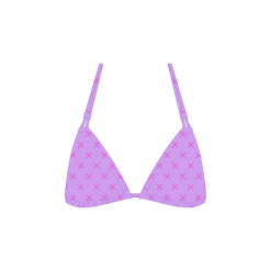 Boutine LA Lilac Logo Print Double String Top