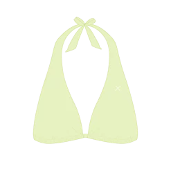 Boutine LA Ocean Blue Tie-Knot Bikini Top