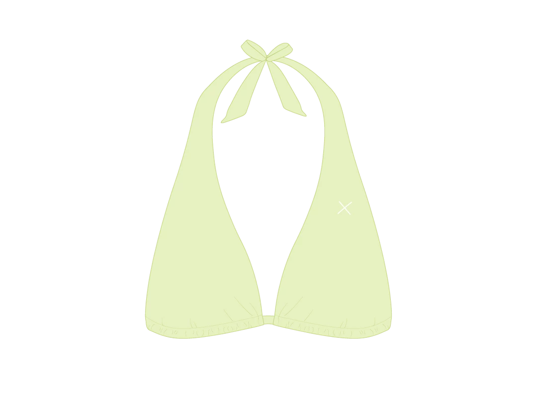 Boutine LA Ocean Blue Tie-Knot Bikini Top