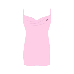 Boutine LA COVER-UPS Pink Satin Mini Dress