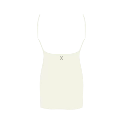 Boutine LA COVER-UPS Off-White Satin Mini Dress