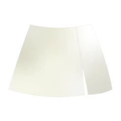 Boutine LA OFF-White Satin Mini Skirt