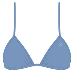 Boutine LA Slate Blue Bikini Top II Bikini Tops X Chic 80s